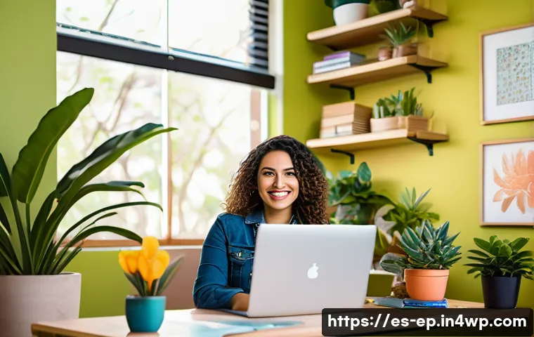 수익형 취미로 브랜드화하기 - A vibrant creative workspace featuring a passionate Hispanic entrepreneur in casual, modest attire, ...