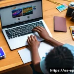 Home 17 쿠폰 활용으로 수익형 취미 비용 절감하기 - A cozy home workspace featuring a young adult enthusiast browsing a laptop with browser extensions l...